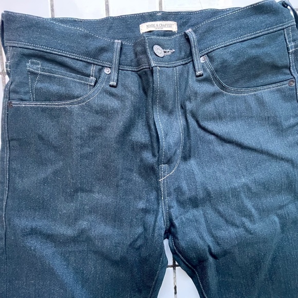 Levi's Made & Crafted 505 Shuttle Taper Jeans Vintage Indigo Wash Big E 2011 30 - Picture 4 of 11